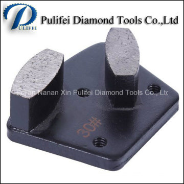 Le diamant concret de machine de meulage de plancher usine des outils concrets en métal de plancher de segment d&#39;hexagone